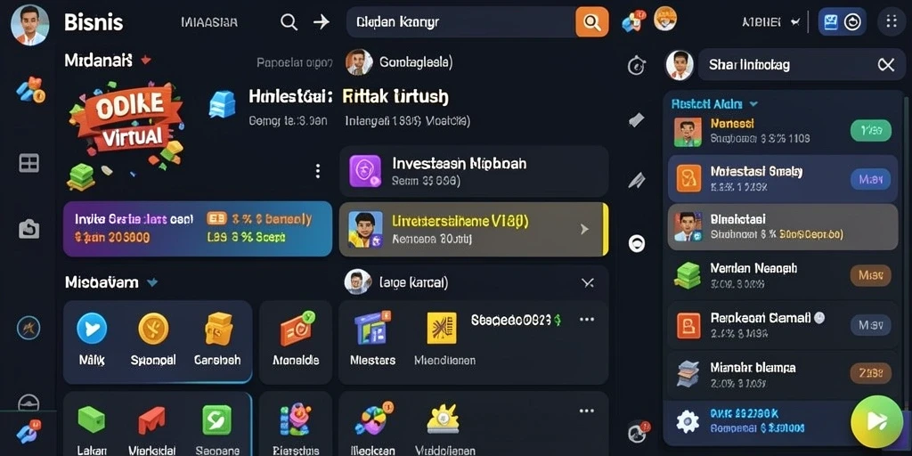 Tampilan utama aplikasi OKJEK21 dengan fitur pemesanan yang mudah.
