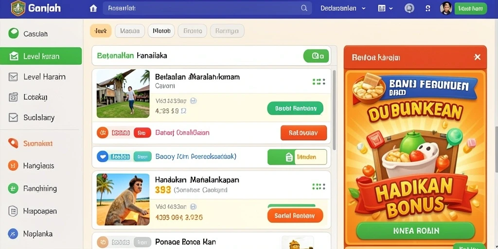 Tampilan antarmuka yang ramah pengguna dan menarik.