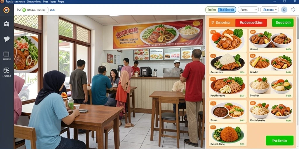 Tampilan antarmuka yang menarik dan user-friendly.