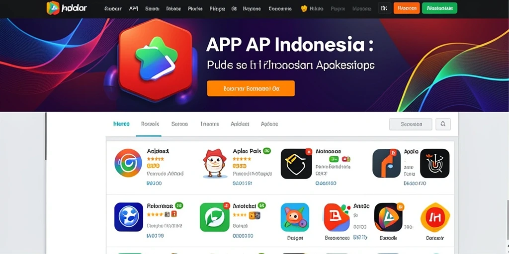 Tampilan menu utama yang menarik dan mudah digunakan.